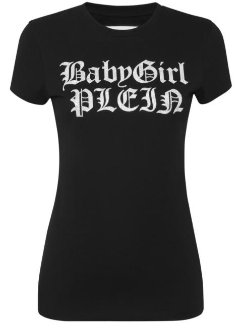 logo-embellished T-shirt