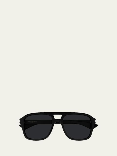 Men's SL 881-001 Acetate Rectangle Sunglasses