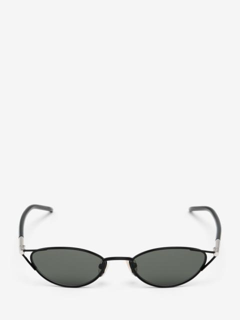 T-Bar Sleek Cat-eye Sunglasses