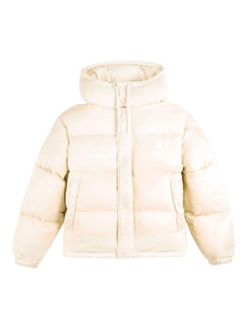 logo-patch puffer jacket