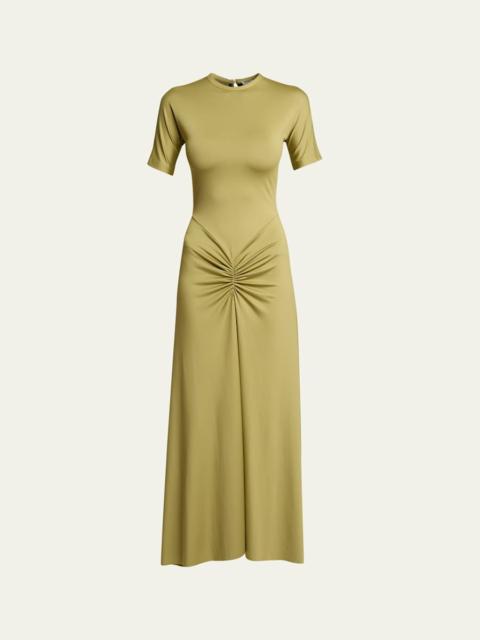 Blaire Gathered Waist Midi Dress