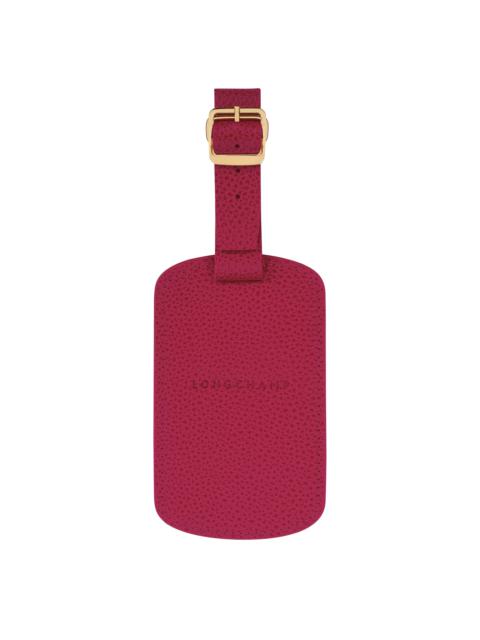 Le Foulonné Luggage tag Beetroot - Leather