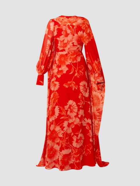 LONG SLEEVE DRAPE GOWN