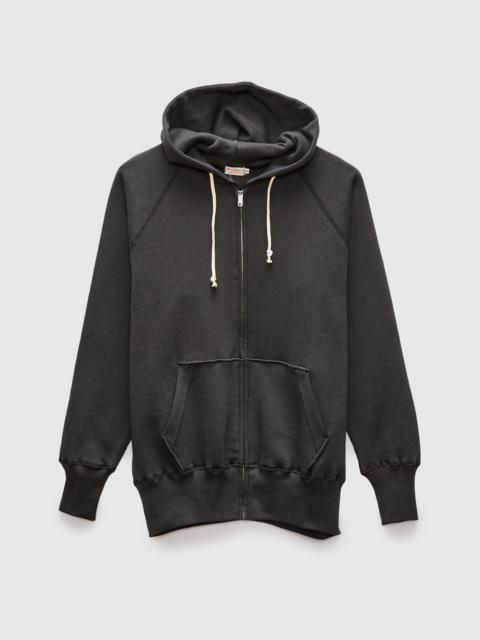 496 Freedom Sleeve Zip Hoodie in Ink Black