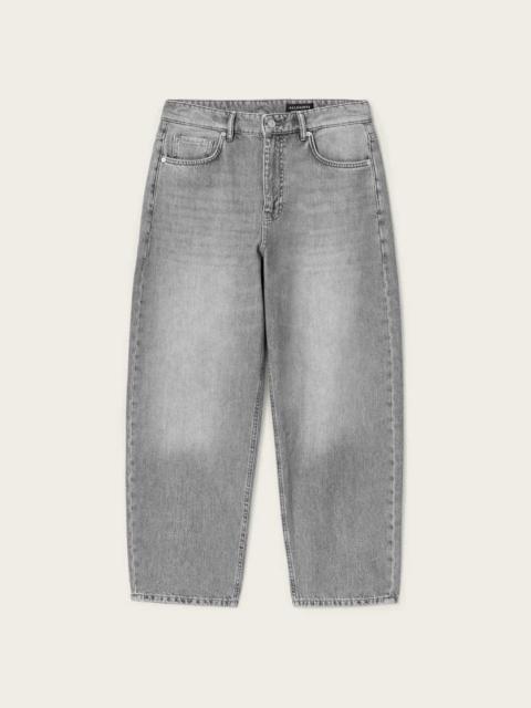 CURVE BARREL LEG DENIM JEANS