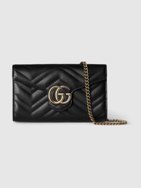GG Marmont wallet on chain