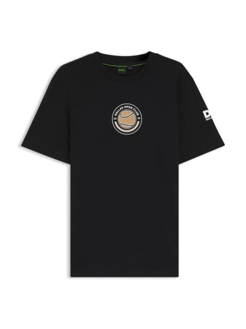 RELAXED-FIT T-SHIRT IN COTTON WITH TENNIS ARTWORK