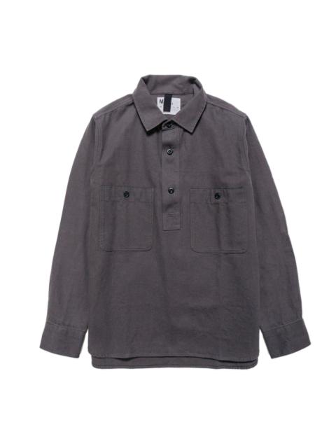MHL Overhead Shirt Cotton Wool Drill Graphite