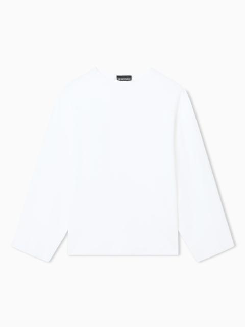 LINK-STITCH KNIT JUMPER