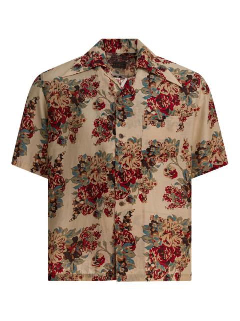 floral button shirt