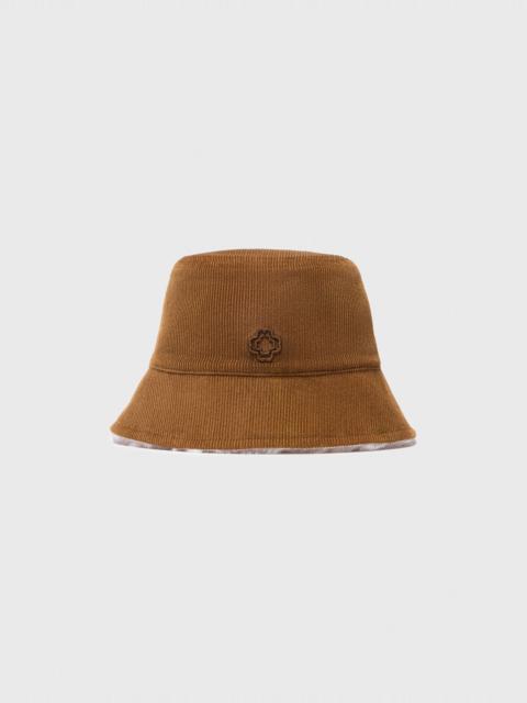 Reversible corduroy bucket hat