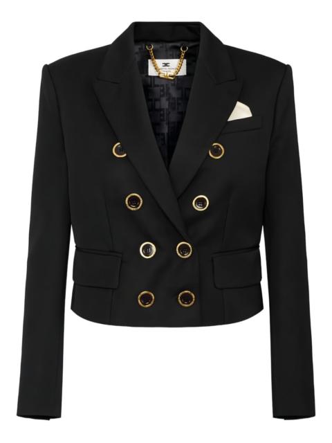 peak-lapels blazer