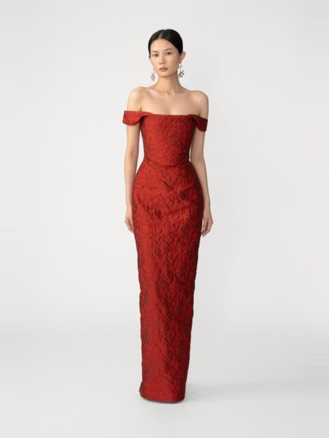 JOANNA JACQUARD GOWN