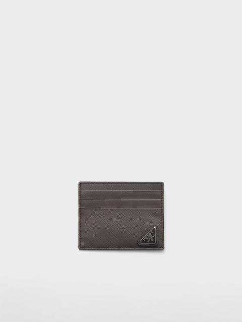 Saffiano leather card holder