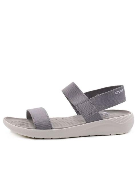 (WMNS) Crocs Literide 'Light Gray White' 205106-00J
