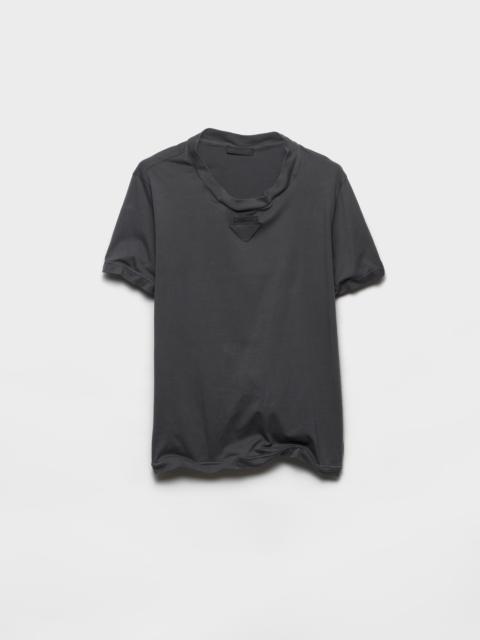 Shapeable cotton T-shirt
