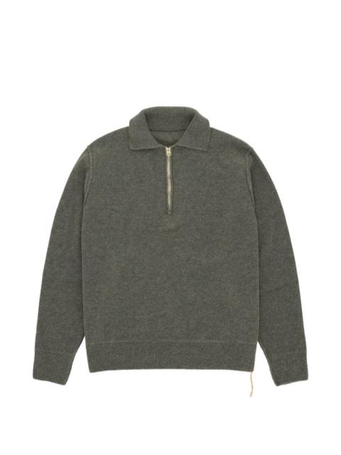 Yale zip sweater