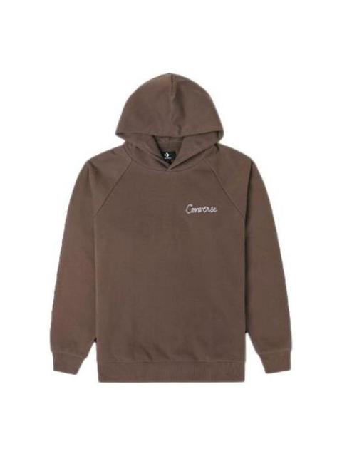 Converse Raglan Elevated Hoodie 'Brown' 10024580-A03