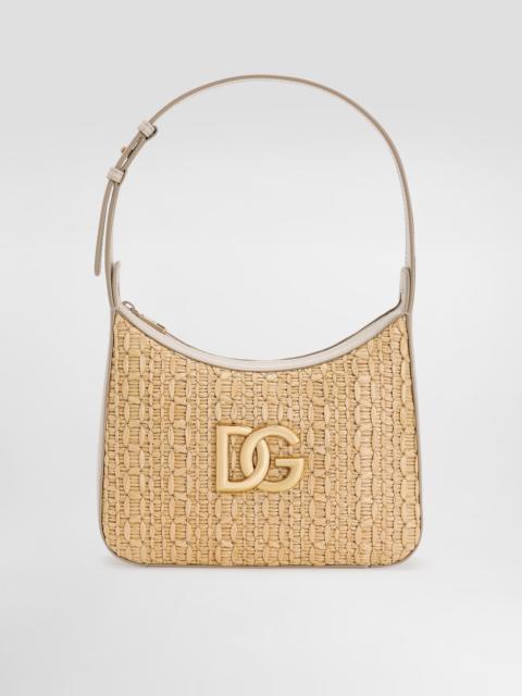 Rafia crochet shoulder bag