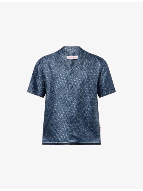 Maitan Luminis Printed Silk Shirt