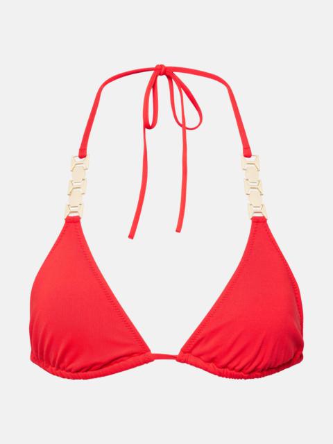 Anguilla triangle bikini top