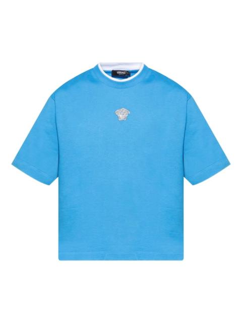 Medusa-embroidered T-shirt