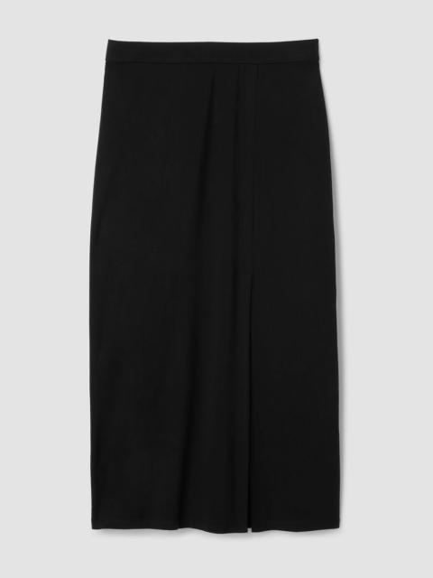 Stretch Jersey Knit Straight Skirt