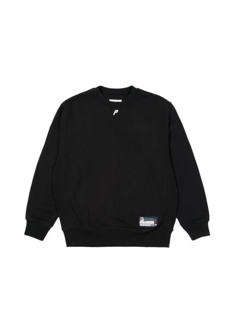 P NECK CREW BLACK