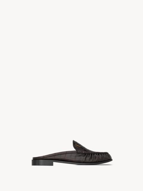 LE LOAFER MULES IN EEL