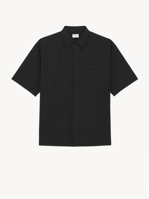 PAJAMA SHIRT IN COTTON POPLIN