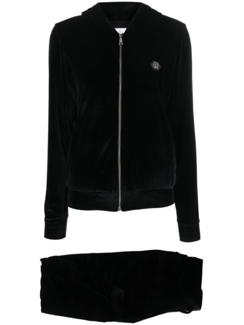 3D Skull velvet tracksuit (set of two)
