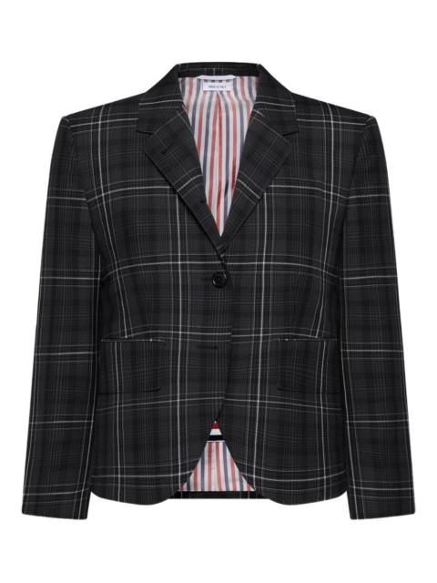 plaid blazer