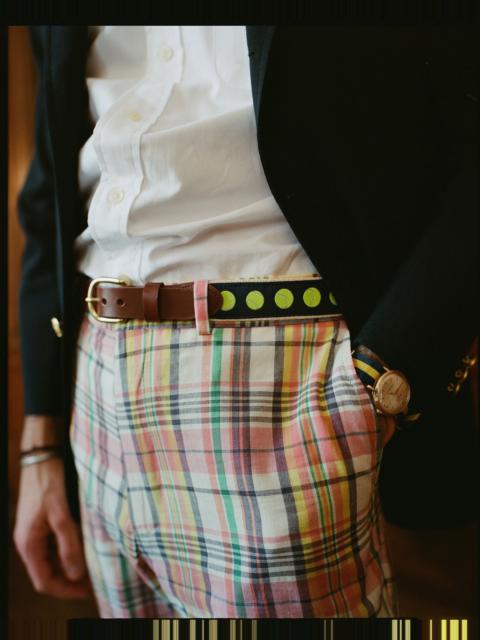 MADE-IN-USA TENNIS BALLS MOTIF BELT