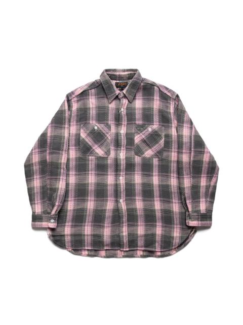 Work Waffle Plaid - Pink