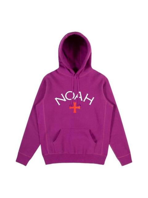 NOAH Core Logo Hoodie 'Magenta' NOAH-SS18-007
