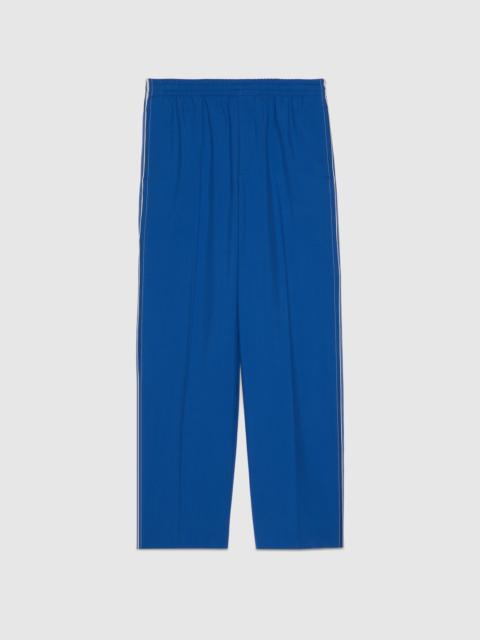 Wool mohair pants with Interlocking G