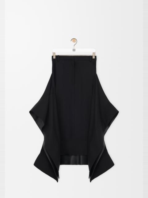 Skirt in stretch viscose