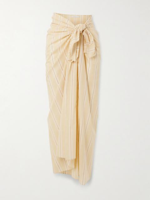 Lomas Striped Cotton Pareo