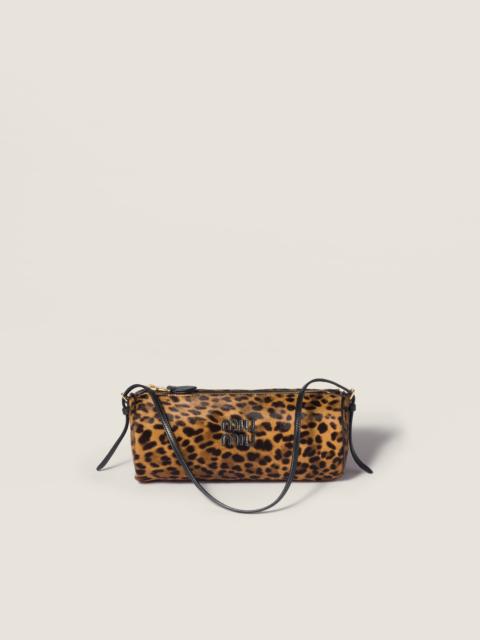Calf hair pouch