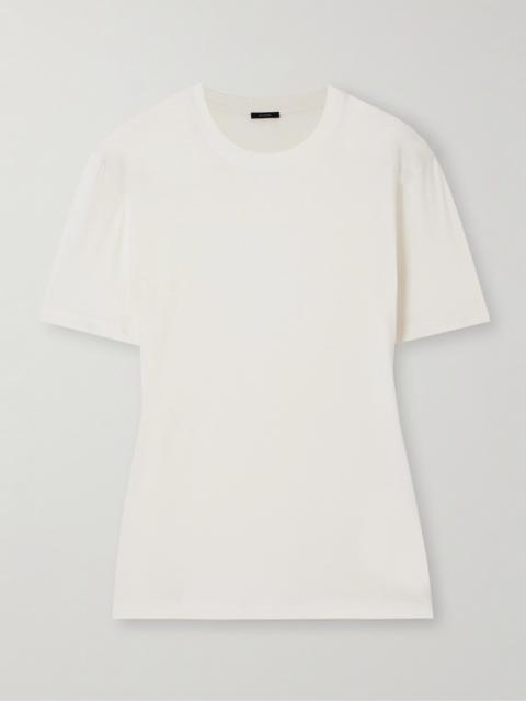 Cotton And Silk-blend Jersey T-shirt