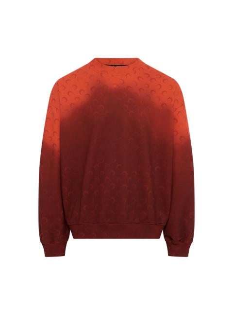 Moon Faded Fleece Oversized Sweatshirt