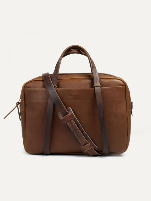 REPORT BUSINESS BAG  -  AMBER BROWN