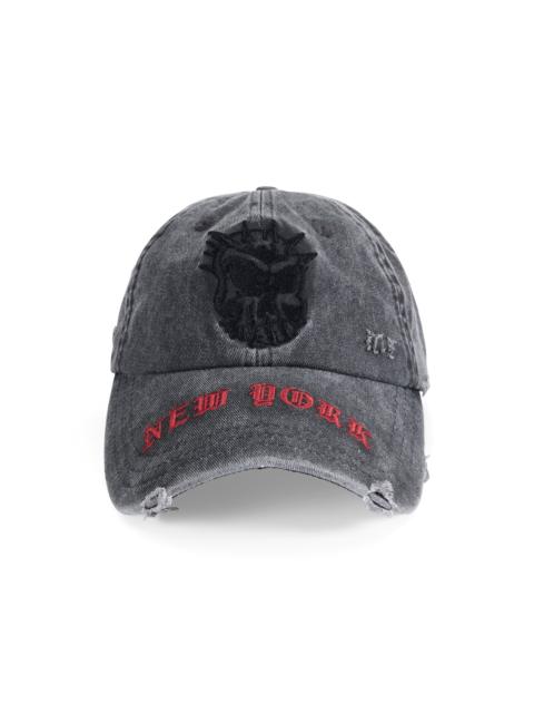 NY SKULL CAP BLACK