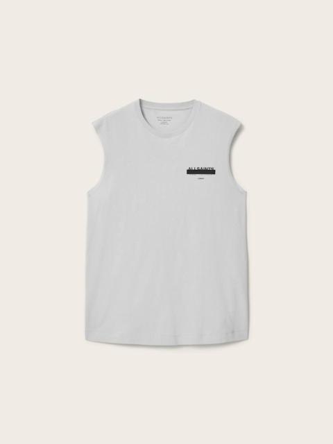 REDACT OVERSIZED SLEEVELESS T-SHIRT