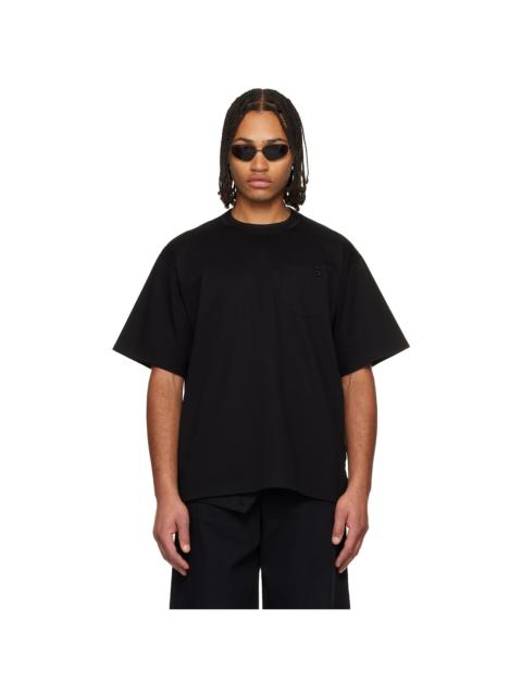 Black Cotton Jersey T-shirt