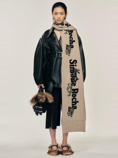 Puff Sleeve Multi Belt Biker Jacket