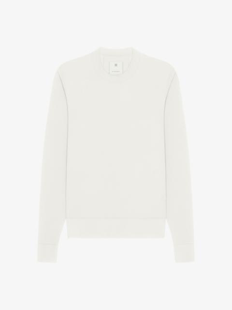 SWEATER IN COTTON AND SILK