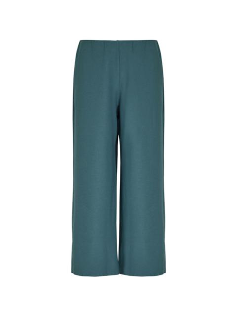 elasticated-waistband palazzo pants