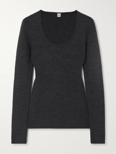 Wool-blend Top
