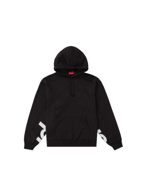 Supreme Cropped Panels Hooded Sweatshirt Black